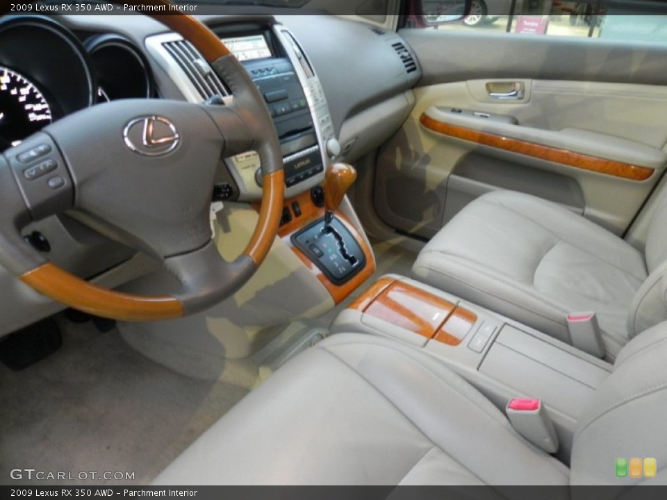 Parchment Interior Photo for the 2009 Lexus RX 350 AWD #61864455