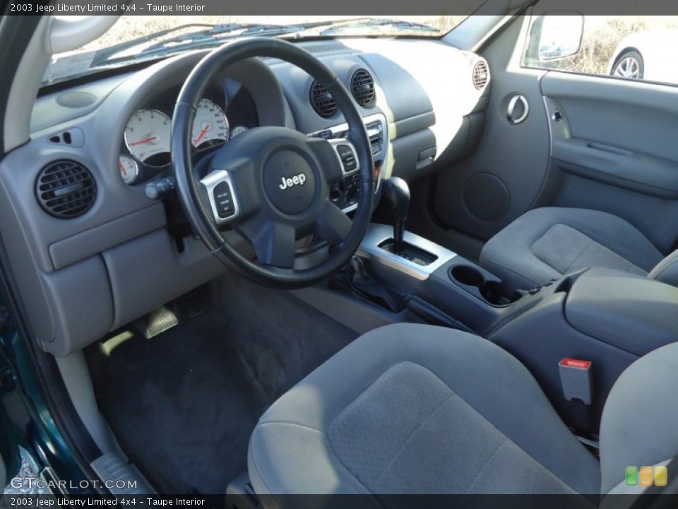 Taupe Interior Photo for the 2003 Jeep Liberty Limited 4x4 #61866429
