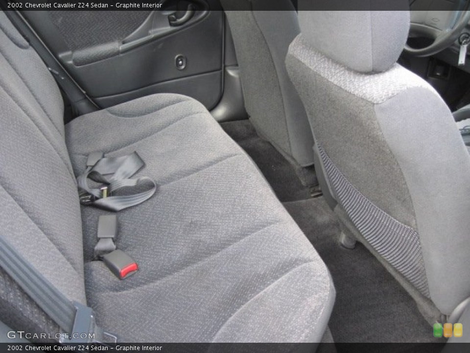 Graphite Interior Rear Seat for the 2002 Chevrolet Cavalier Z24 Sedan #61869481