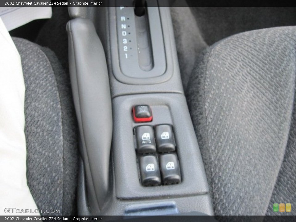Graphite Interior Controls for the 2002 Chevrolet Cavalier Z24 Sedan #61869583