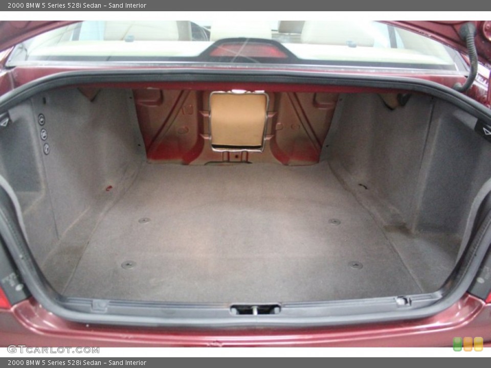 Sand Interior Trunk for the 2000 BMW 5 Series 528i Sedan #61870870
