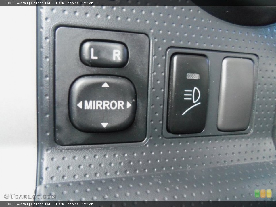 Dark Charcoal Interior Controls for the 2007 Toyota FJ Cruiser 4WD #61871626