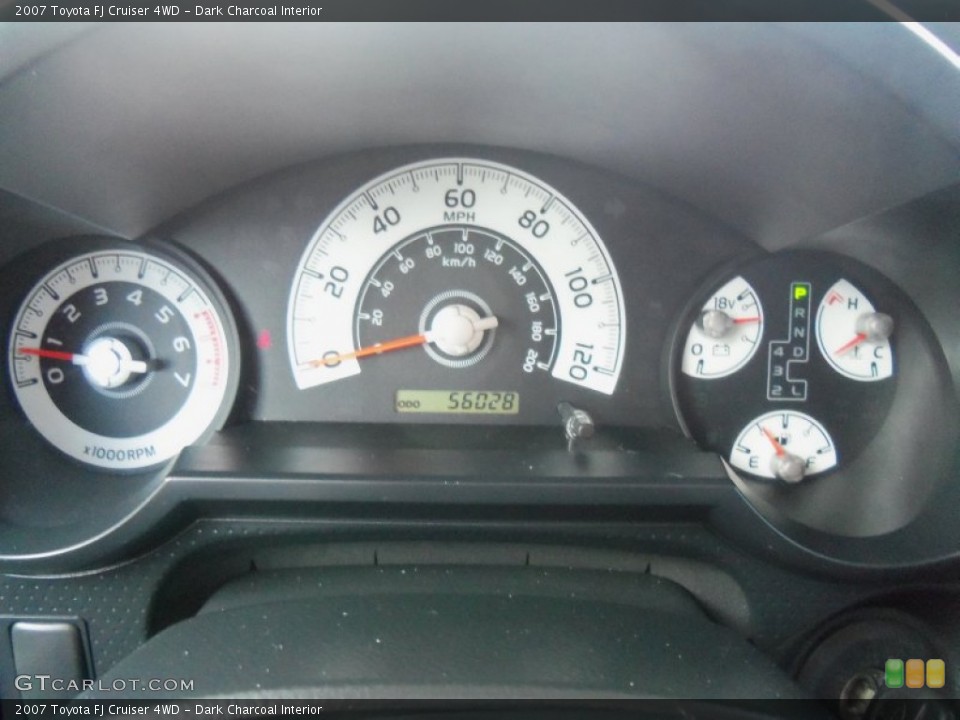 Dark Charcoal Interior Gauges for the 2007 Toyota FJ Cruiser 4WD #61871652