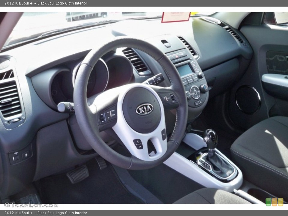 Black Soul Logo Cloth Interior Dashboard for the 2012 Kia Soul + #61872615