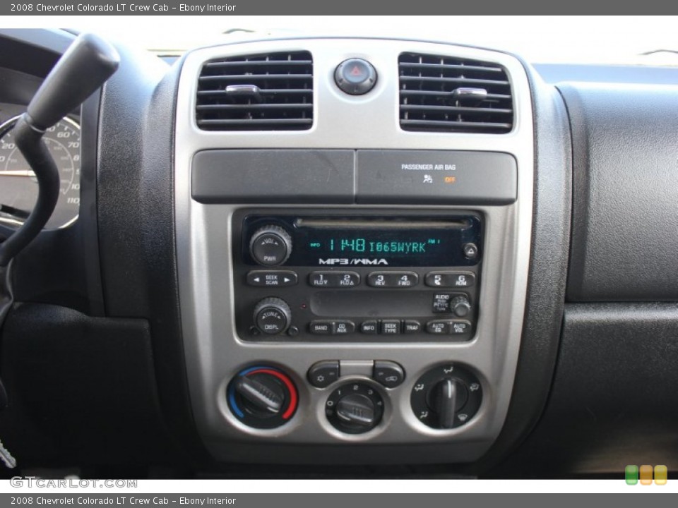 Ebony Interior Controls for the 2008 Chevrolet Colorado LT Crew Cab #61877172