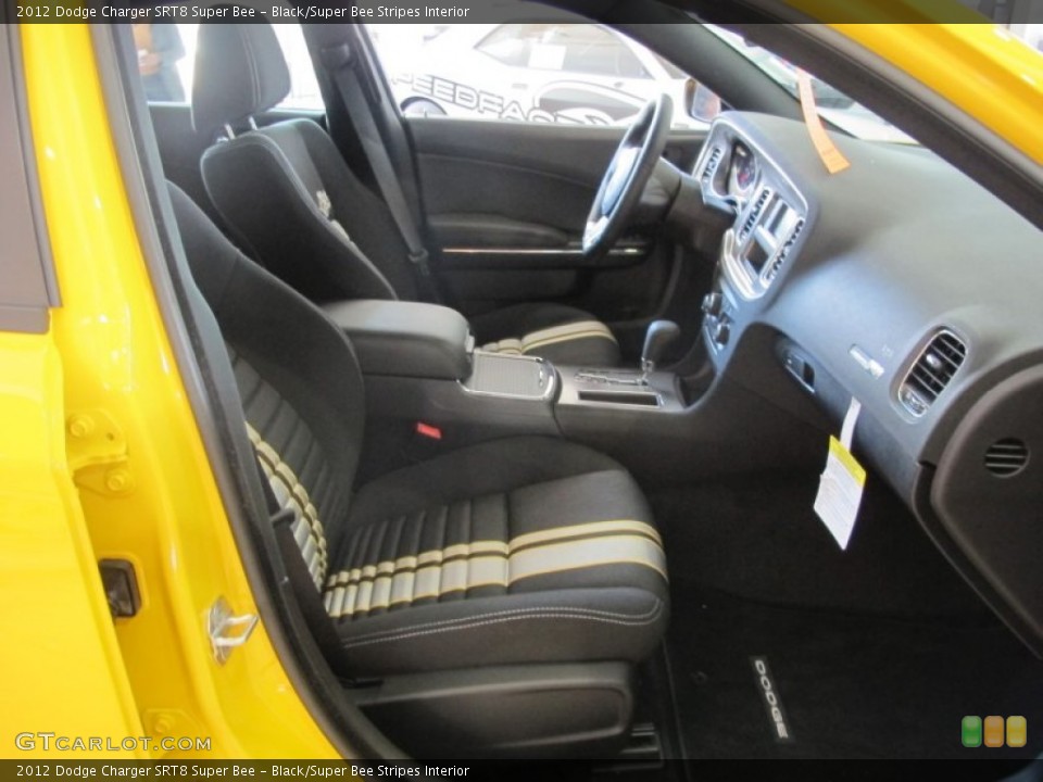 Black/Super Bee Stripes Interior Photo for the 2012 Dodge Charger SRT8 Super Bee #61881240