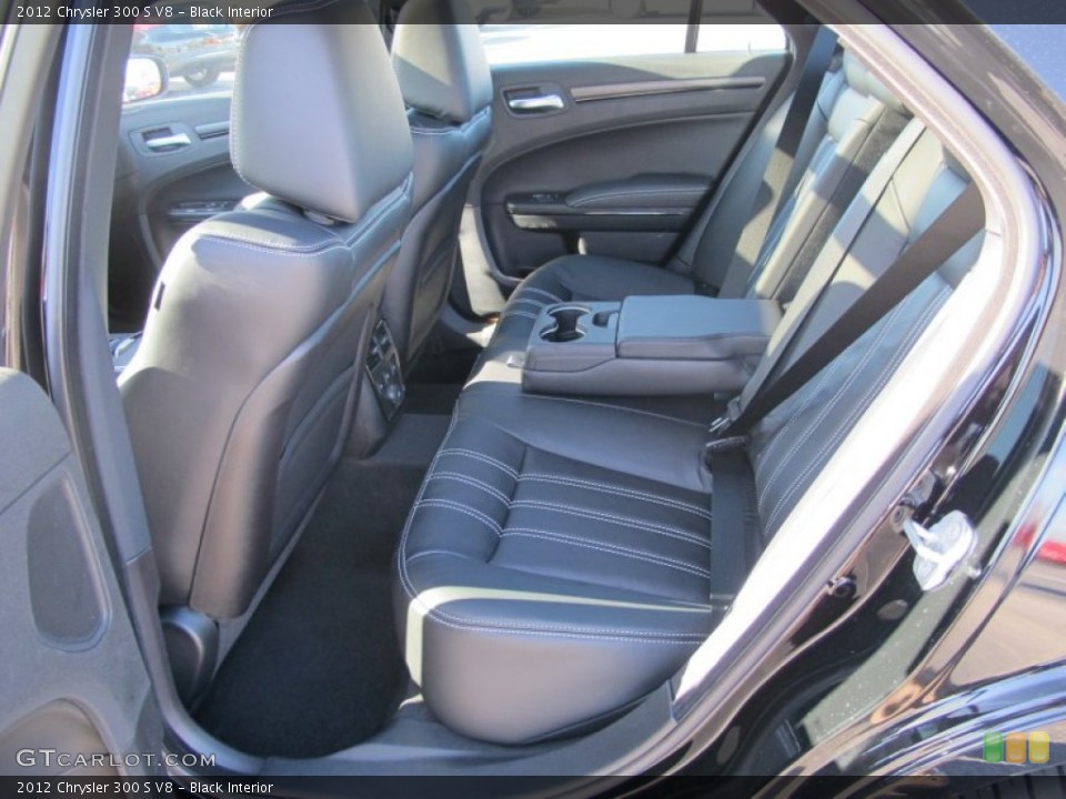 Black Interior Rear Seat for the 2012 Chrysler 300 S V8 #61882677