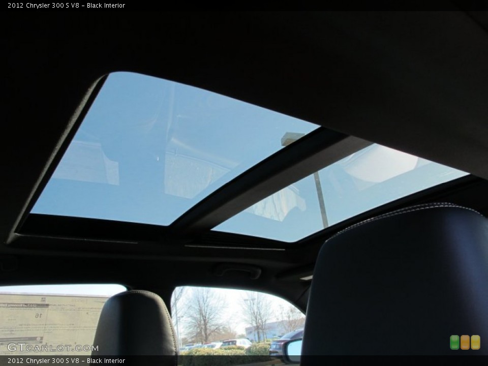 Black Interior Sunroof for the 2012 Chrysler 300 S V8 #61882711