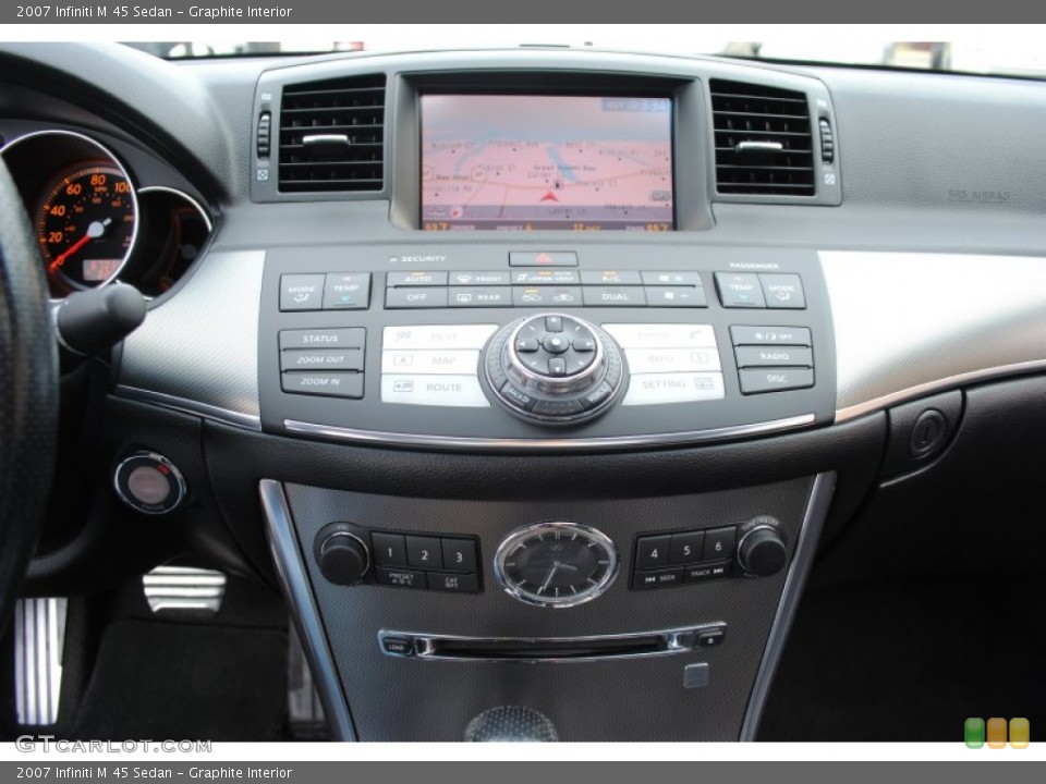 Graphite Interior Controls for the 2007 Infiniti M 45 Sedan #61886245