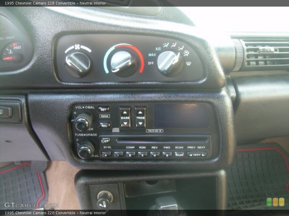 Neutral Interior Controls for the 1995 Chevrolet Camaro Z28 Convertible #61887918
