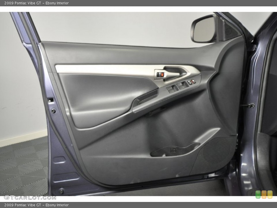 Ebony Interior Door Panel for the 2009 Pontiac Vibe GT #61889499