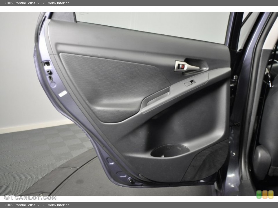 Ebony Interior Door Panel for the 2009 Pontiac Vibe GT #61889565