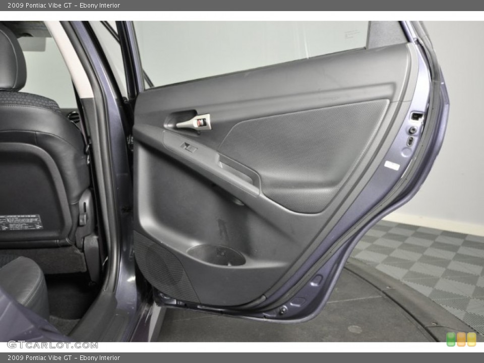 Ebony Interior Door Panel for the 2009 Pontiac Vibe GT #61889604