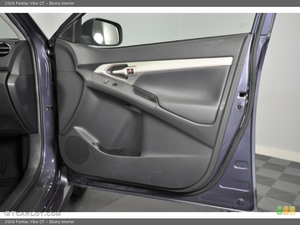Ebony Interior Door Panel for the 2009 Pontiac Vibe GT #61889628