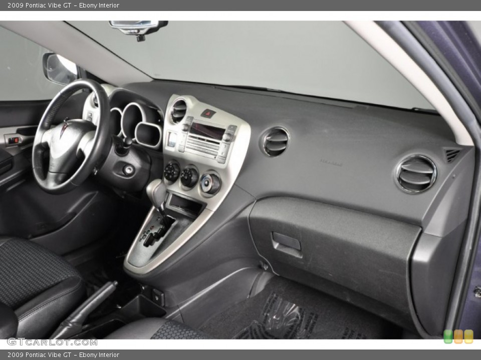 Ebony Interior Dashboard for the 2009 Pontiac Vibe GT #61889634