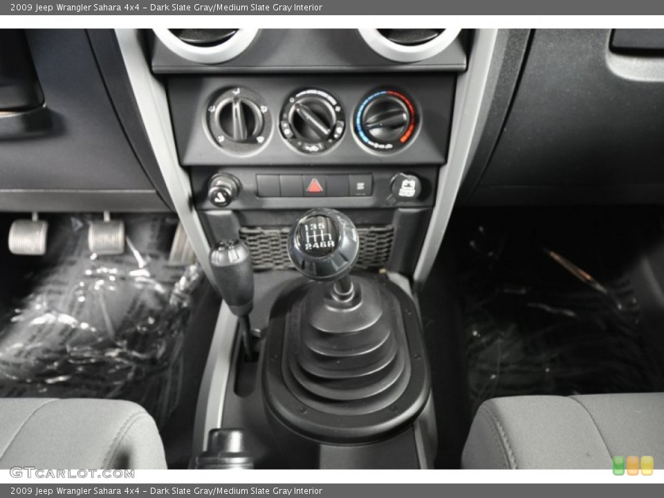Dark Slate Gray/Medium Slate Gray Interior Transmission for the 2009 Jeep Wrangler Sahara 4x4 #61889889