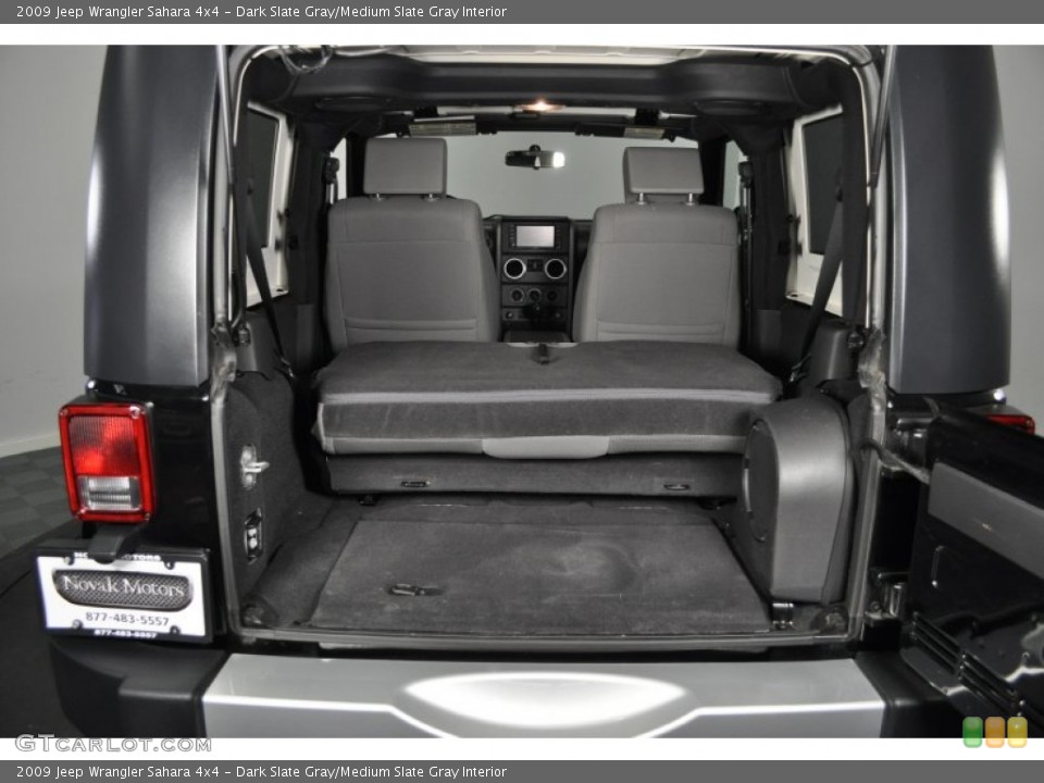 Dark Slate Gray/Medium Slate Gray Interior Trunk for the 2009 Jeep Wrangler Sahara 4x4 #61889913