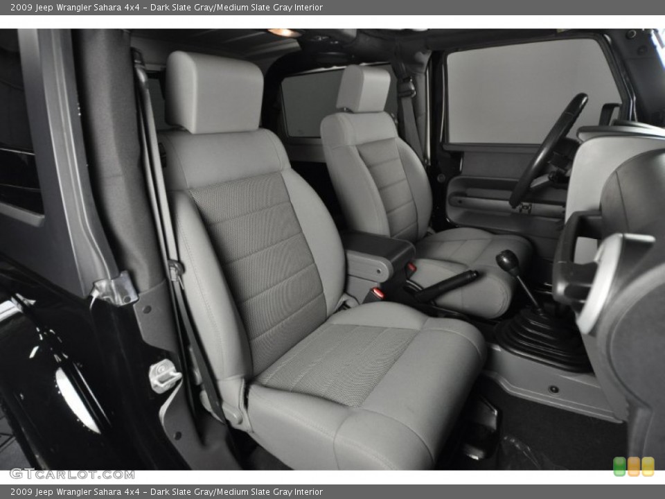 Dark Slate Gray/Medium Slate Gray Interior Photo for the 2009 Jeep Wrangler Sahara 4x4 #61889937