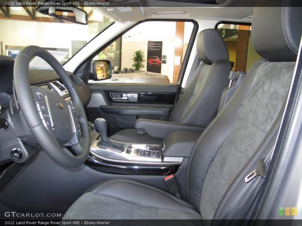 Ebony Interior Front Seat for the 2012 Land Rover Range Rover Sport HSE #61891521