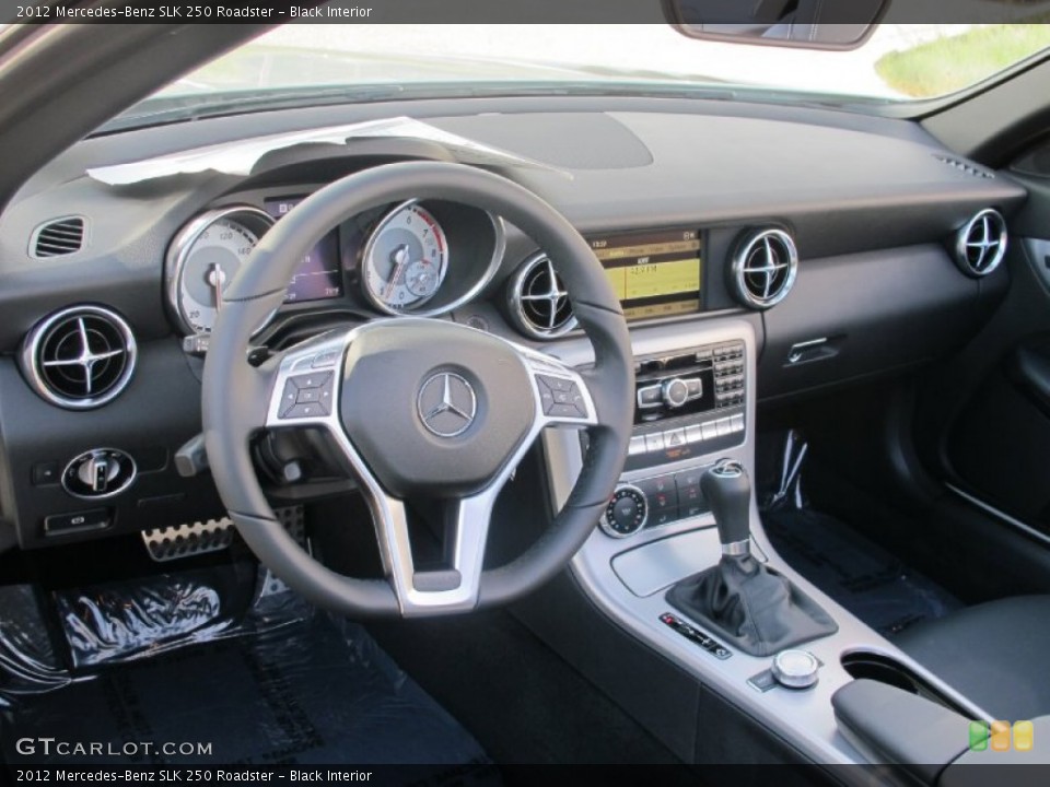 Black Interior Dashboard for the 2012 Mercedes-Benz SLK 250 Roadster #61891608
