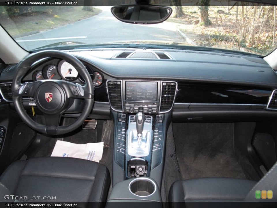 Black Interior Dashboard for the 2010 Porsche Panamera 4S #61892715