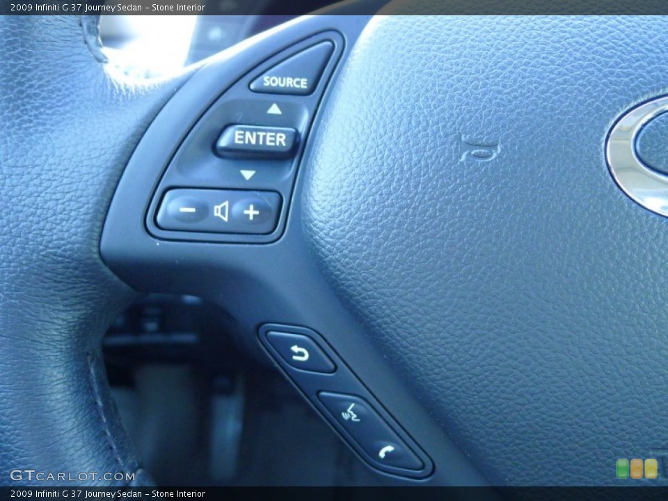 Stone Interior Controls for the 2009 Infiniti G 37 Journey Sedan #61895190