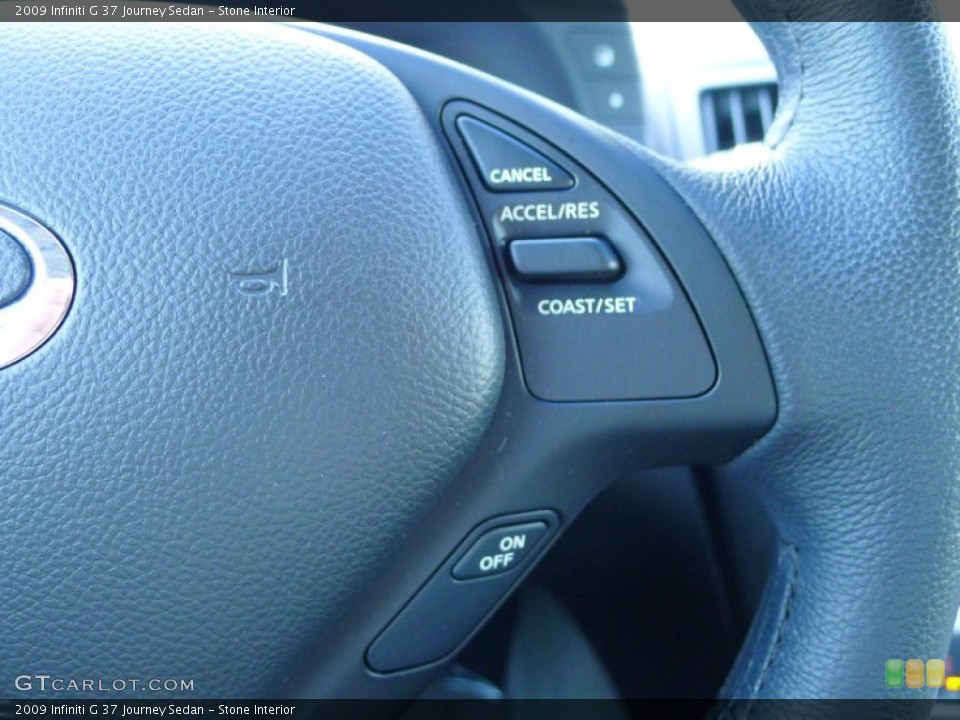 Stone Interior Controls for the 2009 Infiniti G 37 Journey Sedan #61895199