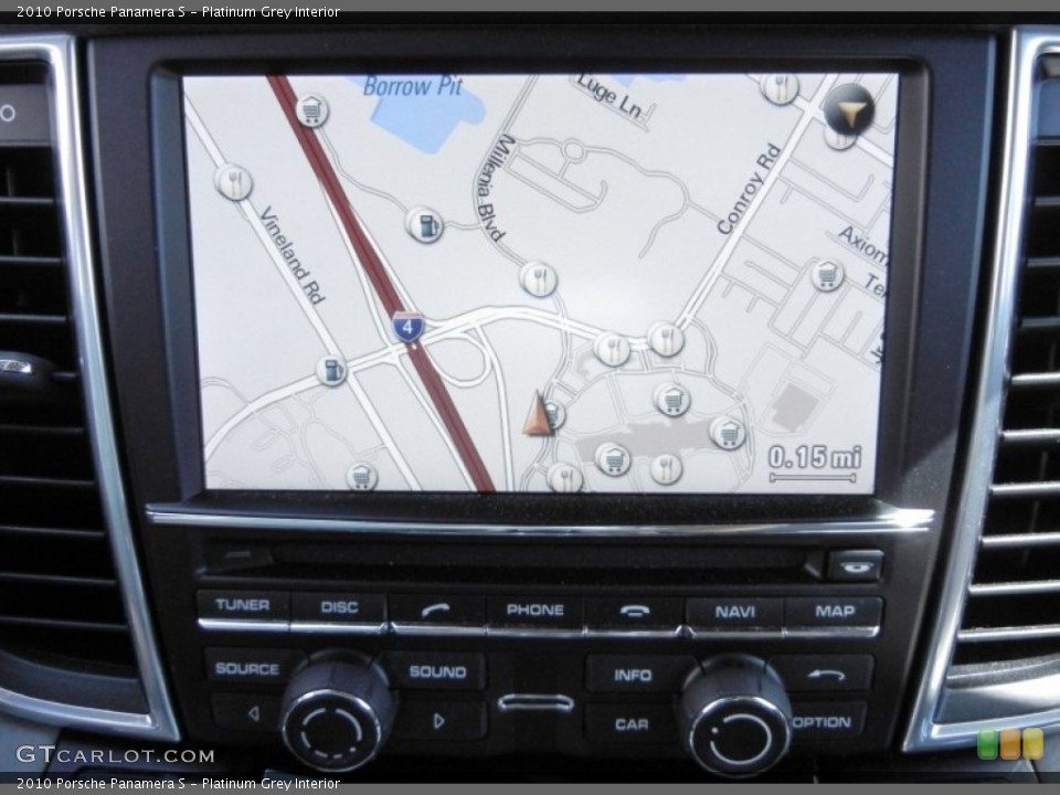 Platinum Grey Interior Navigation for the 2010 Porsche Panamera S #61896144