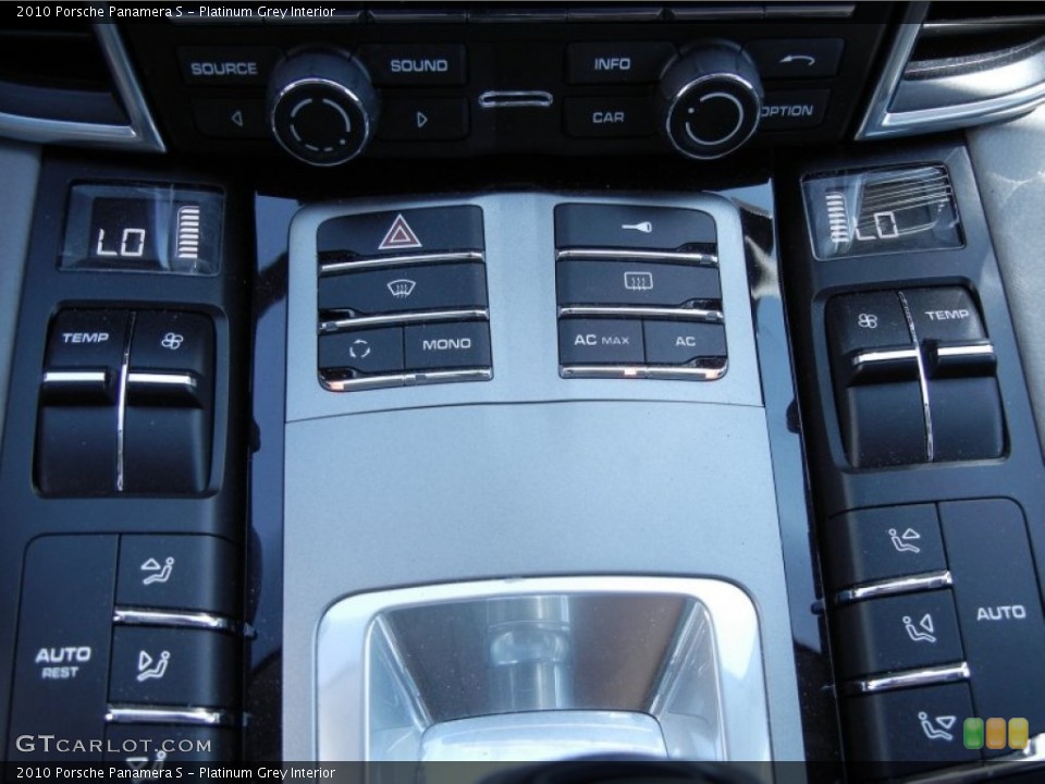 Platinum Grey Interior Controls for the 2010 Porsche Panamera S #61896150