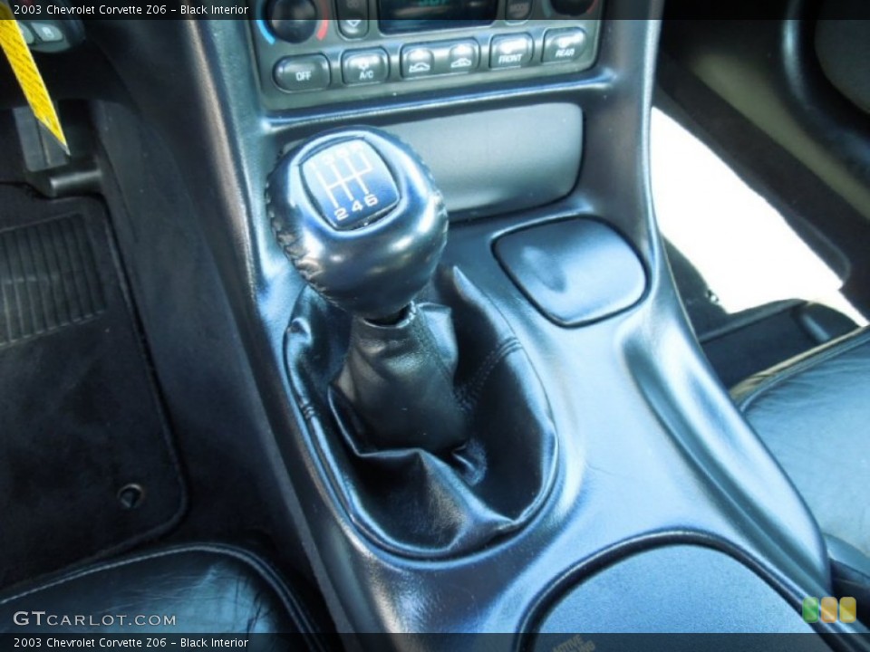 Black Interior Transmission for the 2003 Chevrolet Corvette Z06 #61899708