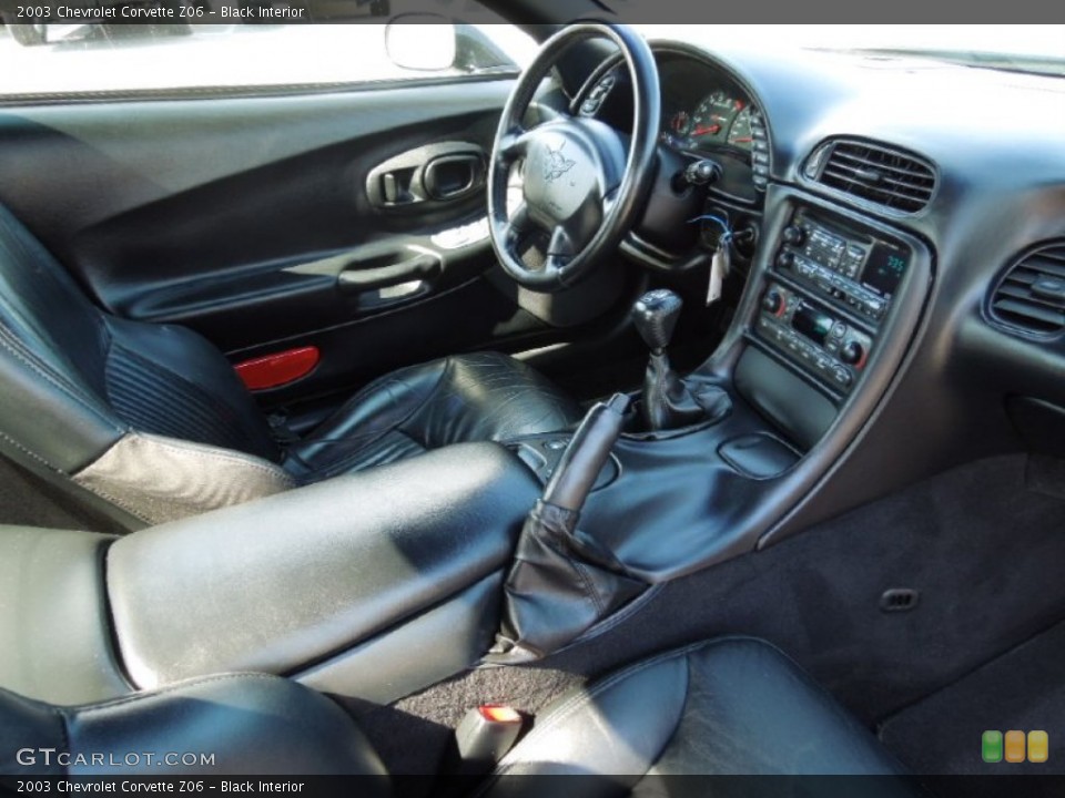 Black Interior Photo for the 2003 Chevrolet Corvette Z06 #61899791