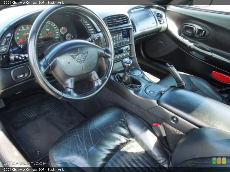 Black Interior Photo for the 2003 Chevrolet Corvette Z06 #61899873