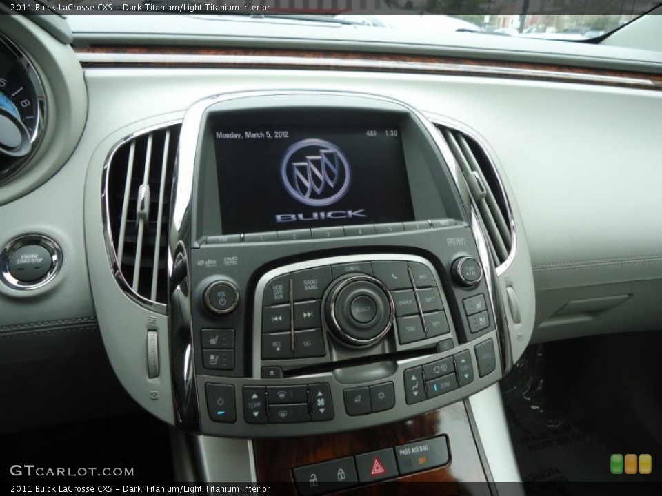 Dark Titanium/Light Titanium Interior Controls for the 2011 Buick LaCrosse CXS #61900326