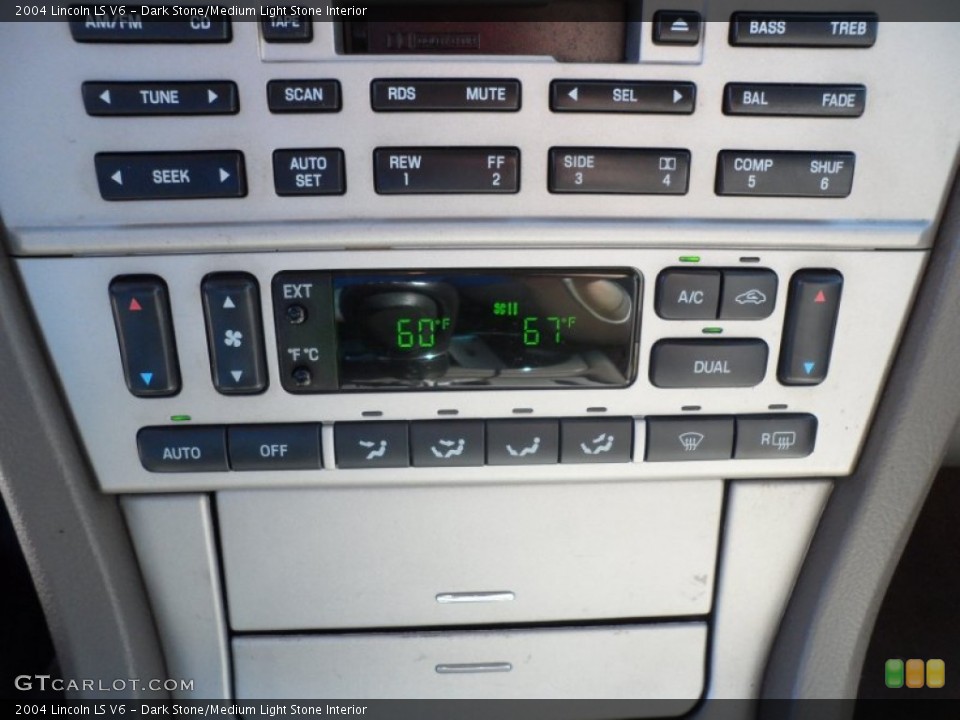 Dark Stone/Medium Light Stone Interior Controls for the 2004 Lincoln LS V6 #61903278