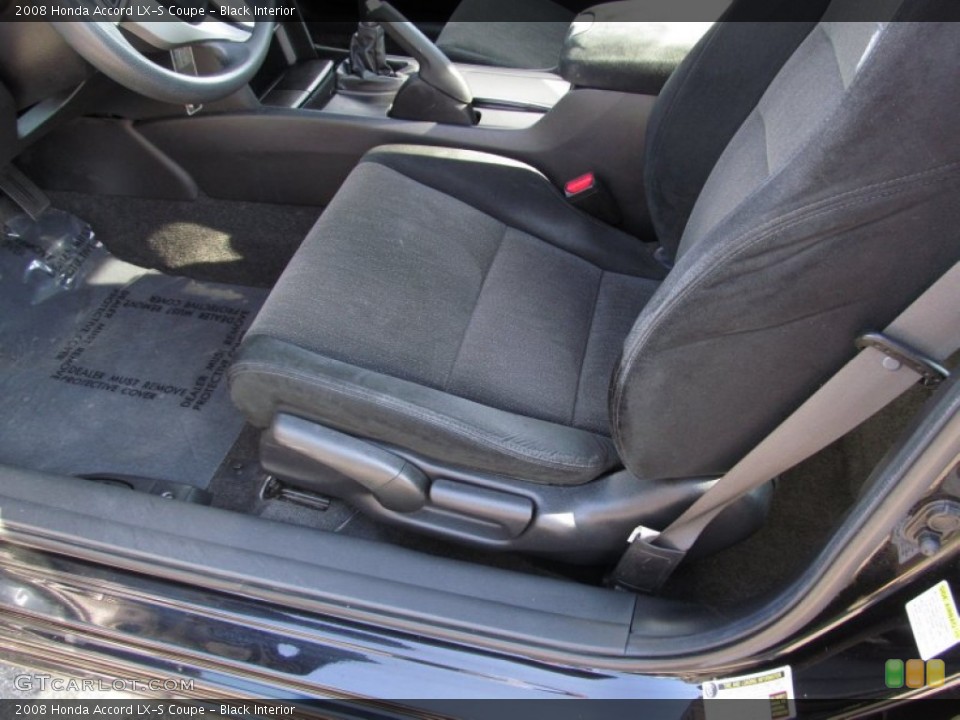 Black Interior Photo for the 2008 Honda Accord LX-S Coupe #61904886