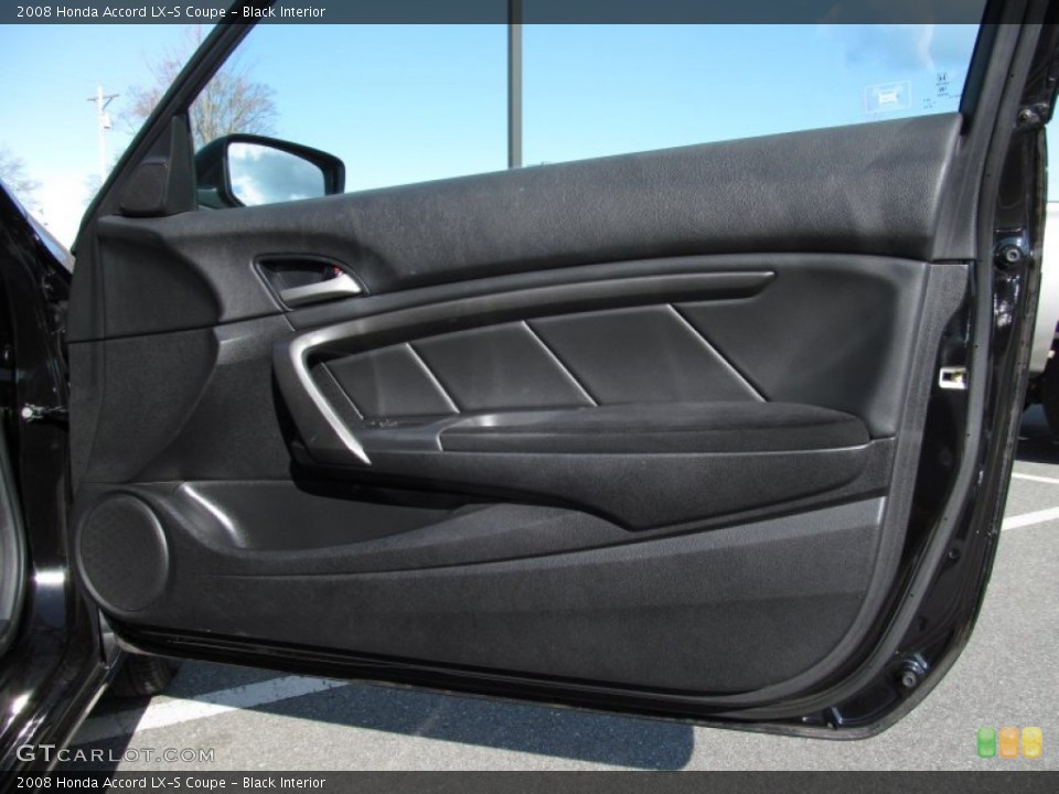 Black Interior Door Panel for the 2008 Honda Accord LX-S Coupe #61905027
