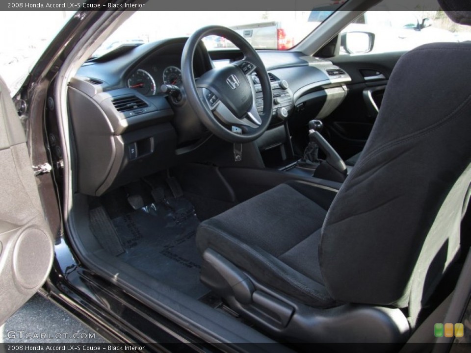 Black Interior Photo for the 2008 Honda Accord LX-S Coupe #61905045