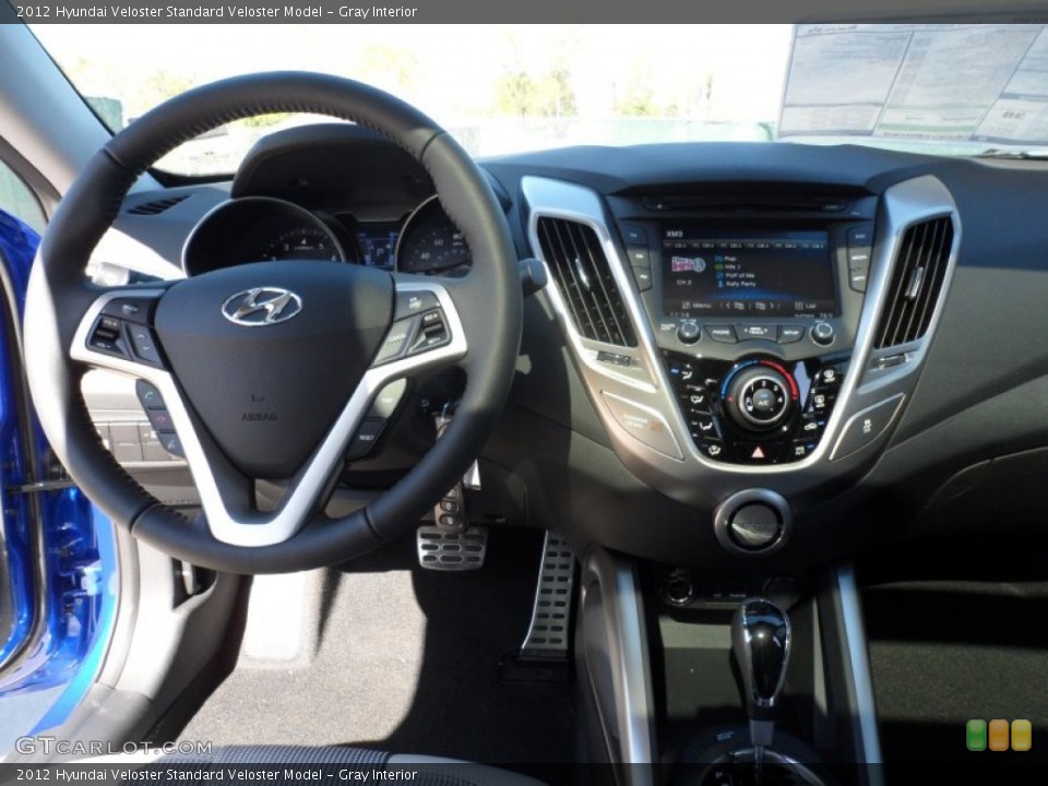 Gray Interior Dashboard for the 2012 Hyundai Veloster  #61905264