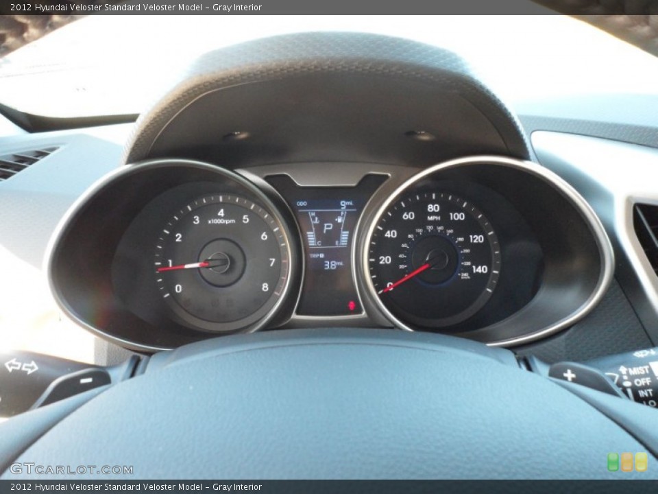 Gray Interior Gauges for the 2012 Hyundai Veloster  #61905297