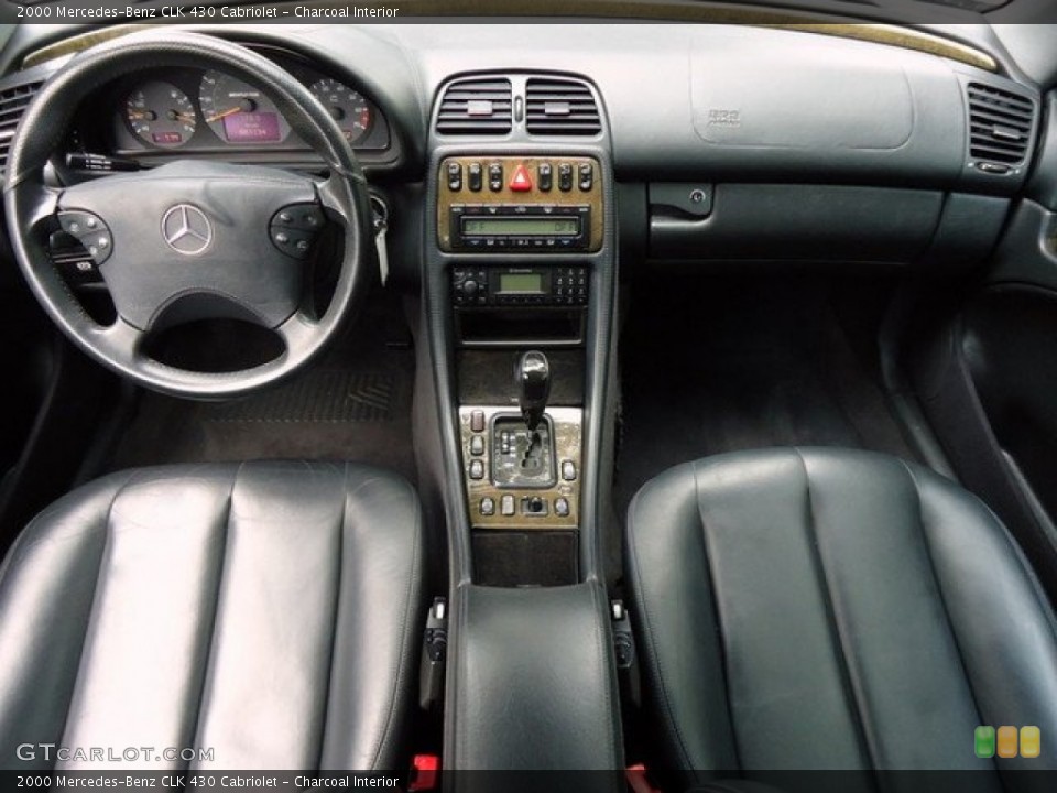 Charcoal Interior Dashboard for the 2000 Mercedes-Benz CLK 430 Cabriolet #61907448
