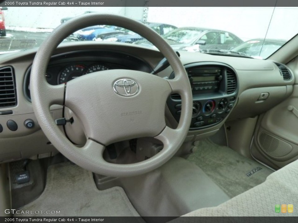 Taupe Interior Dashboard for the 2006 Toyota Tundra Regular Cab 4x4 #61909270