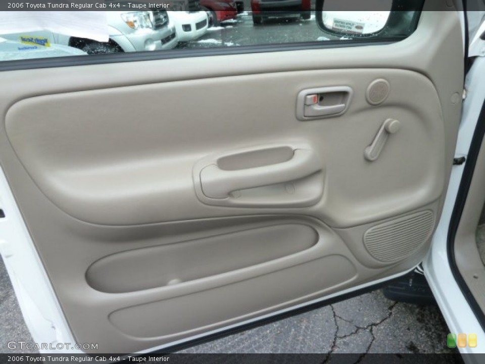 Taupe Interior Door Panel for the 2006 Toyota Tundra Regular Cab 4x4 #61909321