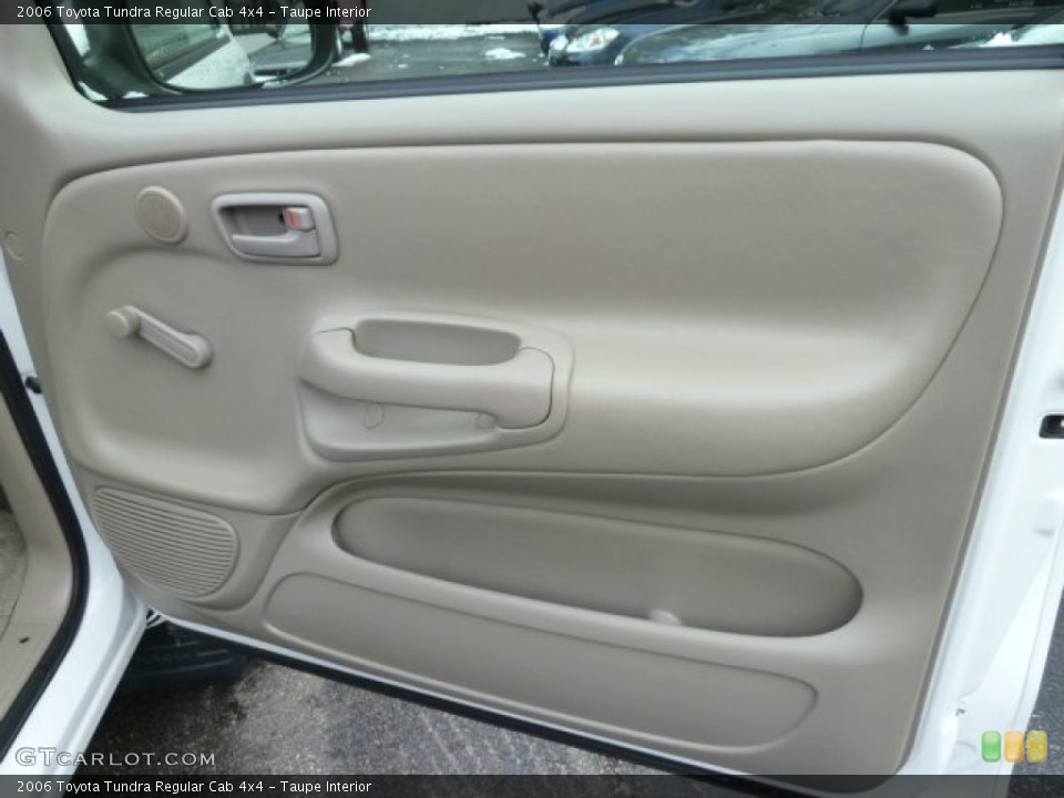 Taupe Interior Door Panel for the 2006 Toyota Tundra Regular Cab 4x4 #61909357