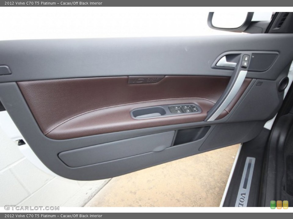 Cacao/Off Black Interior Door Panel for the 2012 Volvo C70 T5 Platinum #61914013