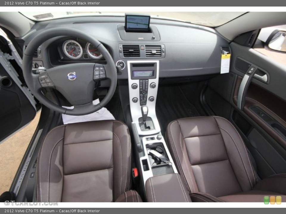 Cacao/Off Black Interior Photo for the 2012 Volvo C70 T5 Platinum #61914022