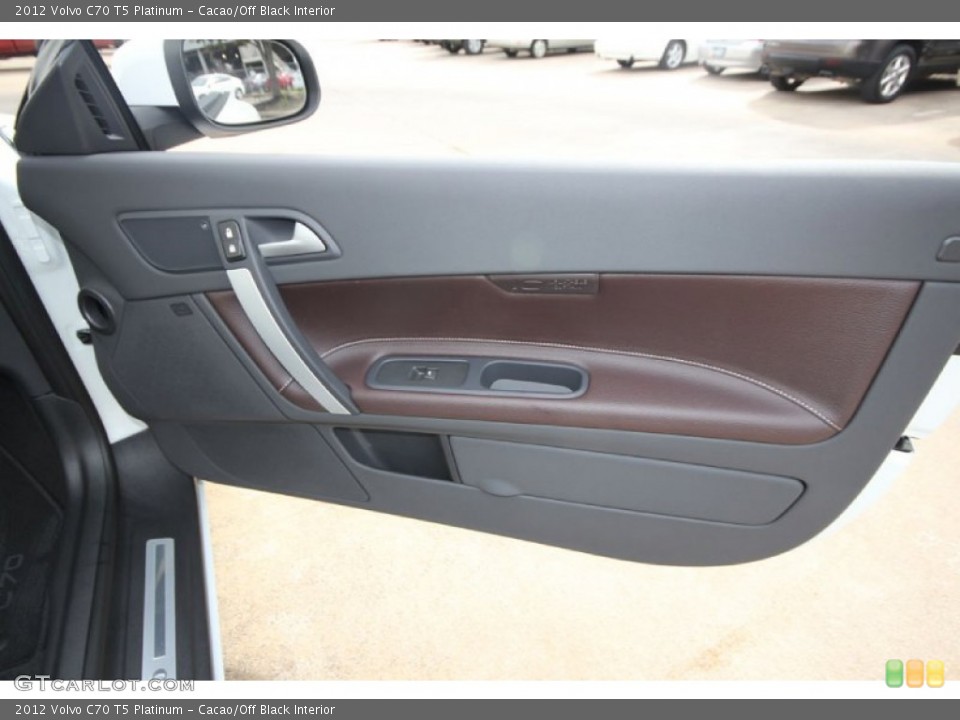 Cacao/Off Black Interior Door Panel for the 2012 Volvo C70 T5 Platinum #61914049