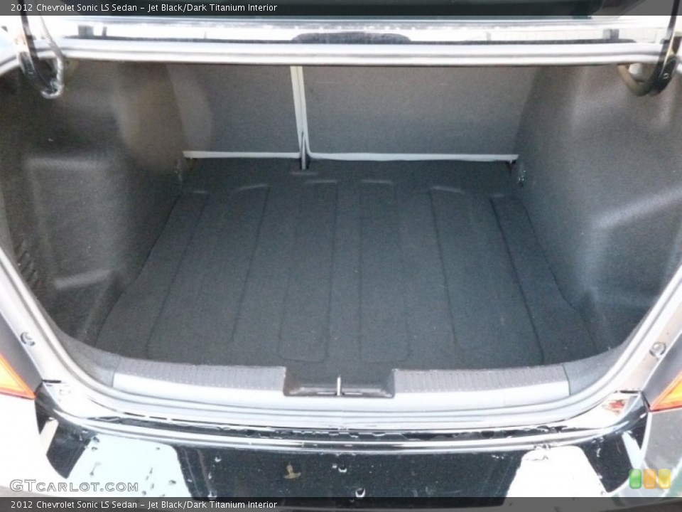 Jet Black/Dark Titanium Interior Trunk for the 2012 Chevrolet Sonic LS Sedan #61914790