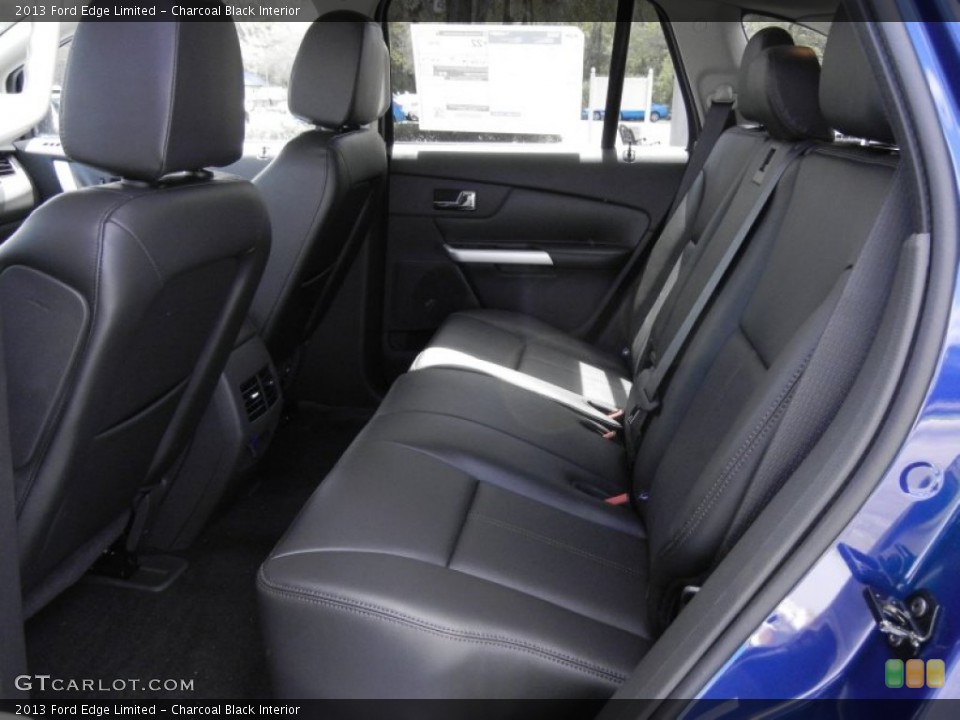 Charcoal Black Interior Rear Seat for the 2013 Ford Edge Limited #61918738
