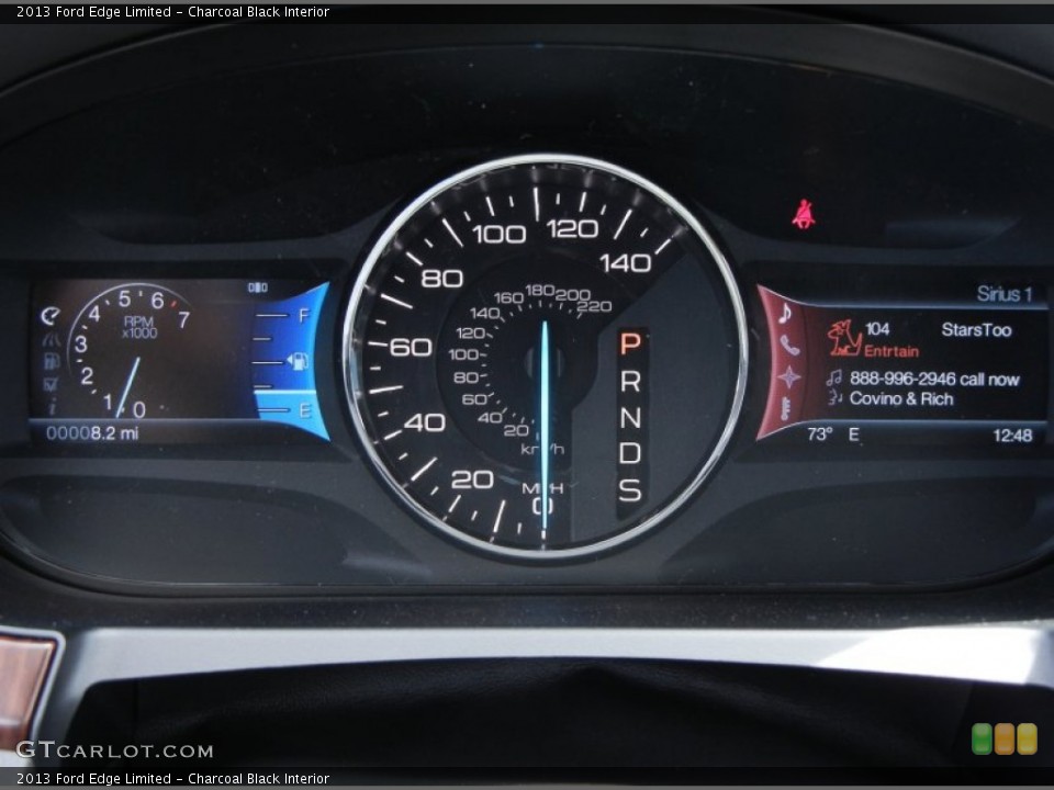 Charcoal Black Interior Gauges for the 2013 Ford Edge Limited #61918759