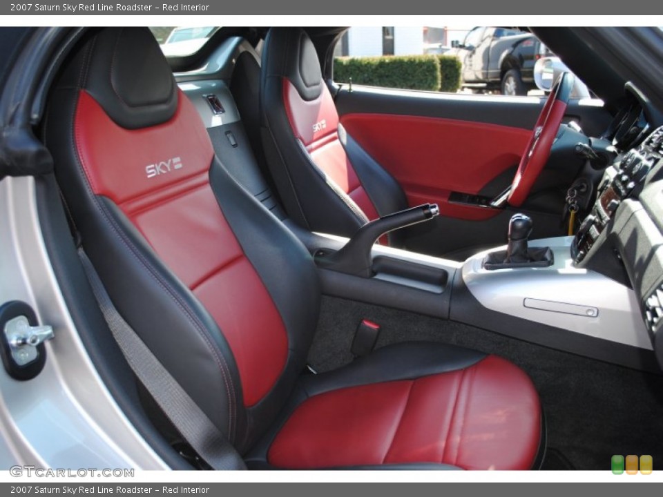 Red Interior Photo for the 2007 Saturn Sky Red Line Roadster #61919308